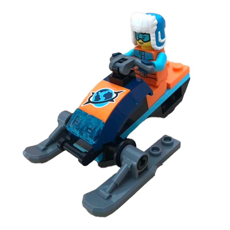 Arctic Snowmobile Polybag LEGO® City 952312 Super Briques