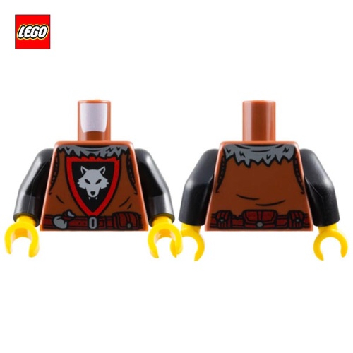 Minifigure Torso Wolfpack -...