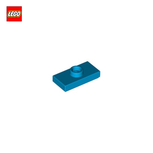 Tuile 1x2 avec tenon central - Pièce LEGO® 15573