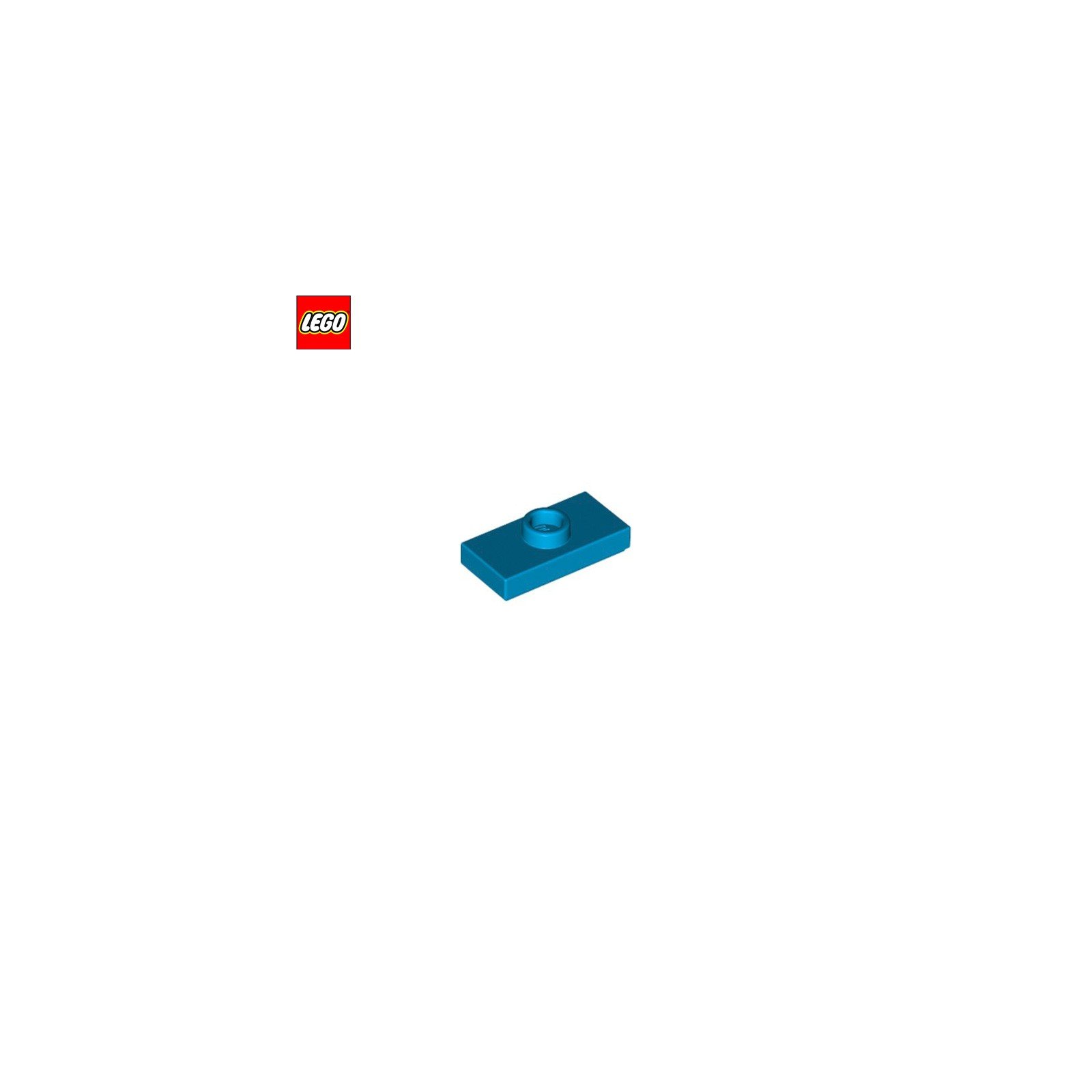 Tuile 1x2 avec tenon central - Pièce LEGO® 15573 Tuile 1x2 avec tenon central - Pièce LEGO® 15573