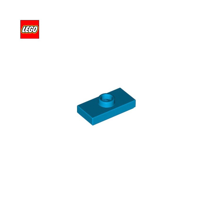 Tuile 1x2 avec tenon central - Pièce LEGO® 15573