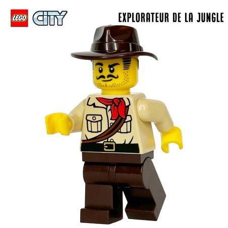 Minifigure LEGO® City - L'explorateur de la jungle