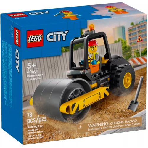 Construction Steamroller -...