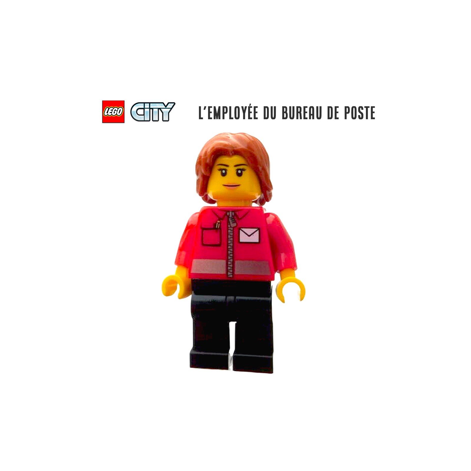 Minifigure LEGO® City - L'employée du bureau de Poste