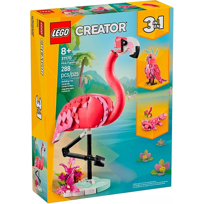 Animaux sauvages : le flamant rose - LEGO® Creator 3-en-1 31170