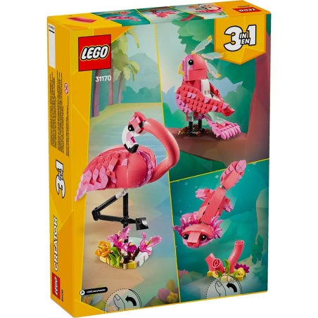 Animaux sauvages : le flamant rose - LEGO® Creator 3-en-1 31170