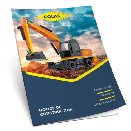 Hydraulic Excavator on Wheels - Exclusive Colas Set
