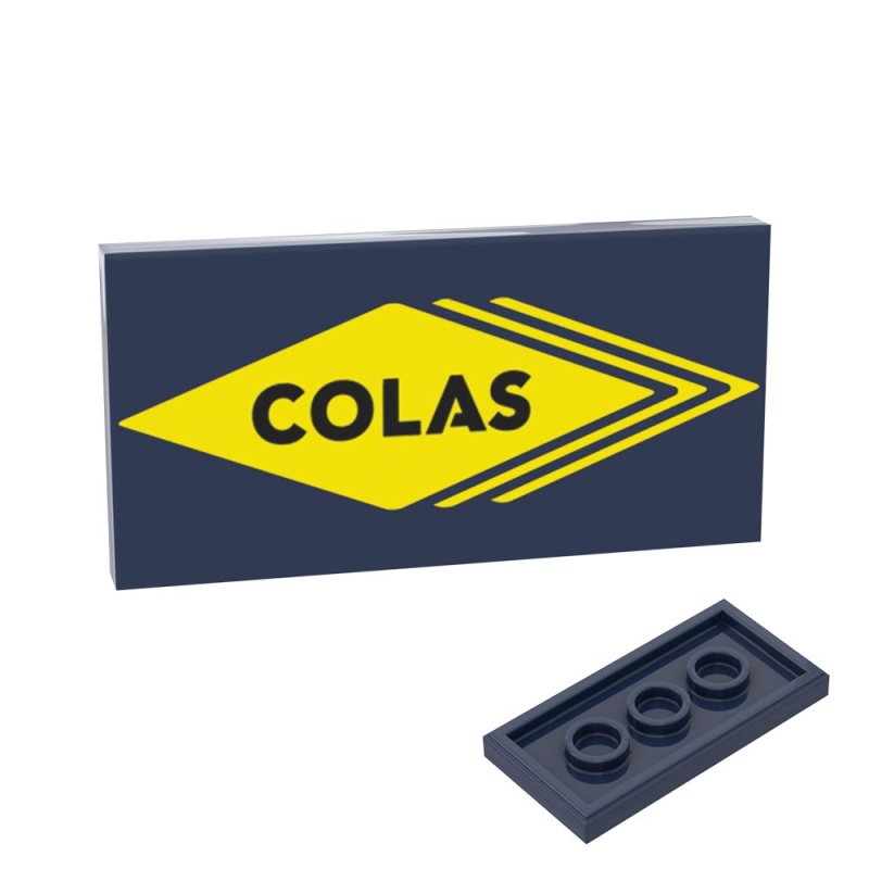 Tuile 2x4 Colas - Pièce LEGO® customisée exclusive