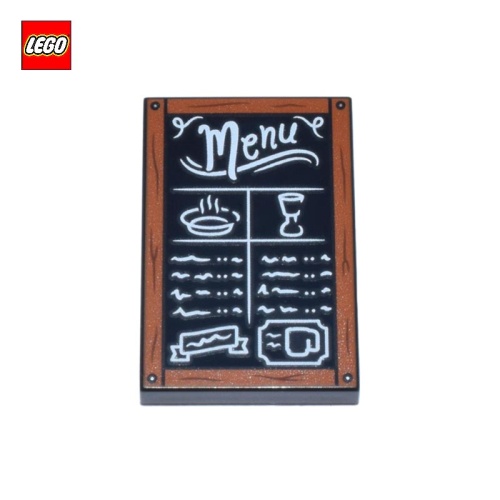 Tuile 2x3 Menu - Pièce...