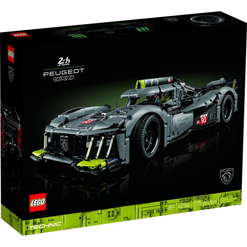 PEUGEOT 9X8 24H Le Mans Hybrid Hypercar - LEGO® Technic 42156