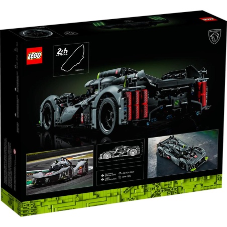 PEUGEOT 9X8 24H Le Mans Hybrid Hypercar - LEGO® Technic 42156