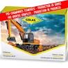 La pelle hydraulique sur pneus - Boîte Colas exclusive