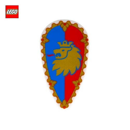 Bouclier ovale avec Lion -...