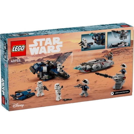 Le vaisseau de transport impérial contre le speeder des éclaireurs rebelles - LEGO® Star Wars 40755