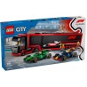 Camion de F1® avec voitures de F1® RB20 et AMR24 - LEGO® City 60445