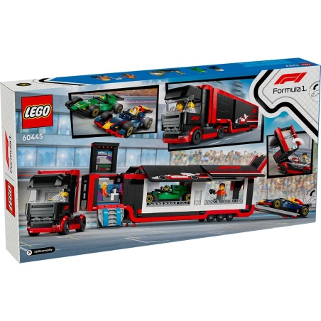 Camion de F1® avec voitures de F1® RB20 et AMR24 - LEGO® City 60445