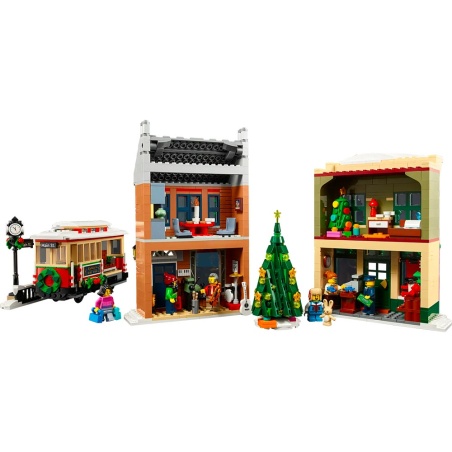 La grande rue décorée pour les fêtes - LEGO® Exclusif 10308