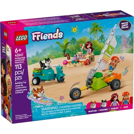 Chiens surfeurs et aventures en scooter - LEGO® Friends 42641