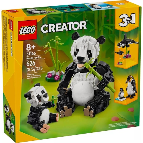 Wild Animals : Panda Family...