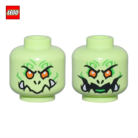 Minifigure Head (2 Sides) Monster - LEGO® Part 107999