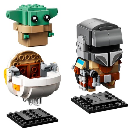 Le Mandalorien et l'enfant - LEGO® Brickheadz 75317