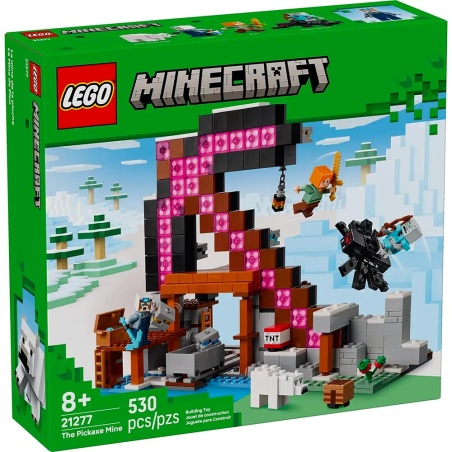 La mine en forme de pioche - LEGO® Minecraft 21277