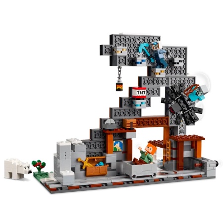 La mine en forme de pioche - LEGO® Minecraft 21277