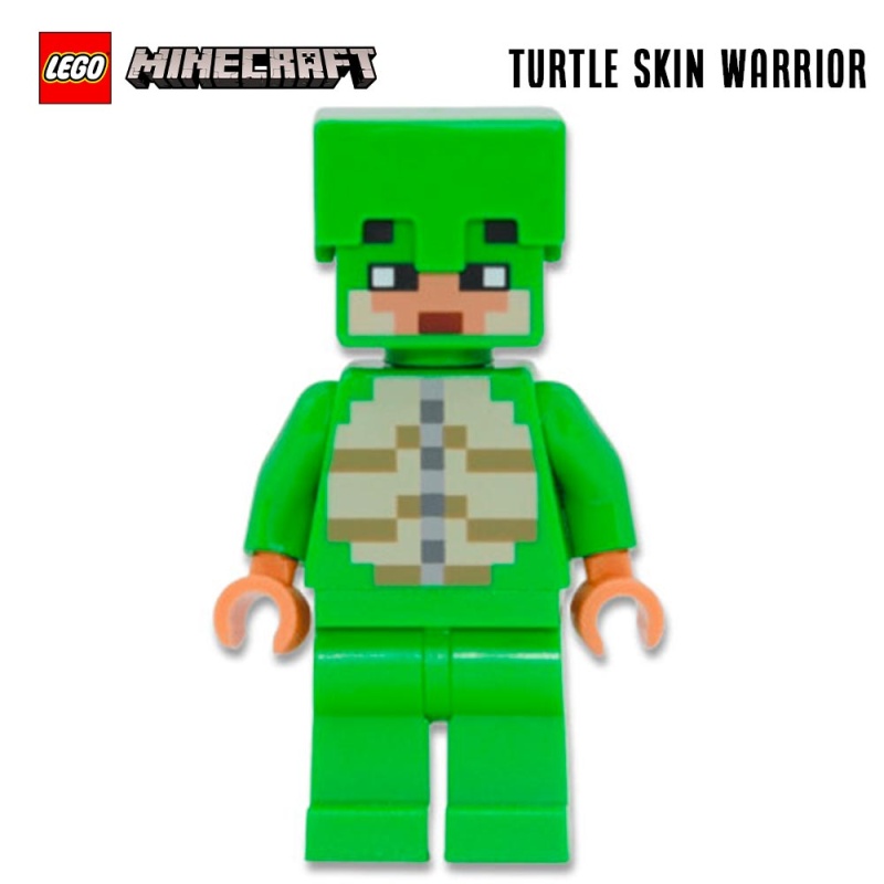 Minifigure LEGO® Minecraft - Turtle Skin Warrior