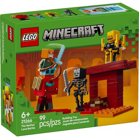La bataille de la lave du Nether - LEGO® Minecraft 21266