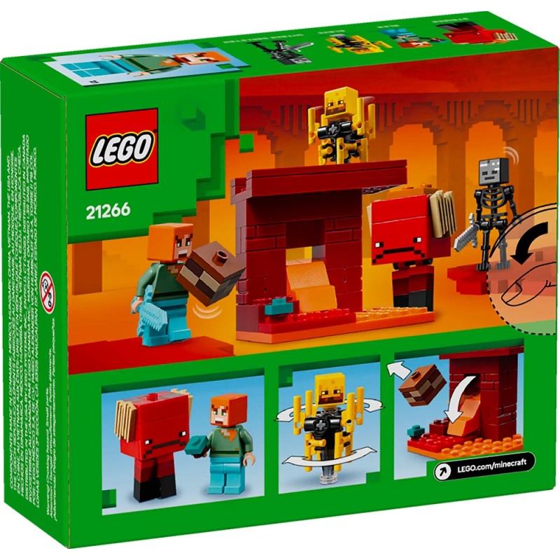 La bataille de la lave du Nether - LEGO® Minecraft 21266 - Super Briques