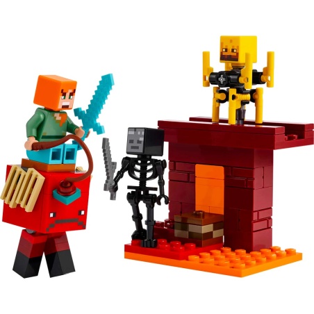 La bataille de la lave du Nether - LEGO® Minecraft 21266