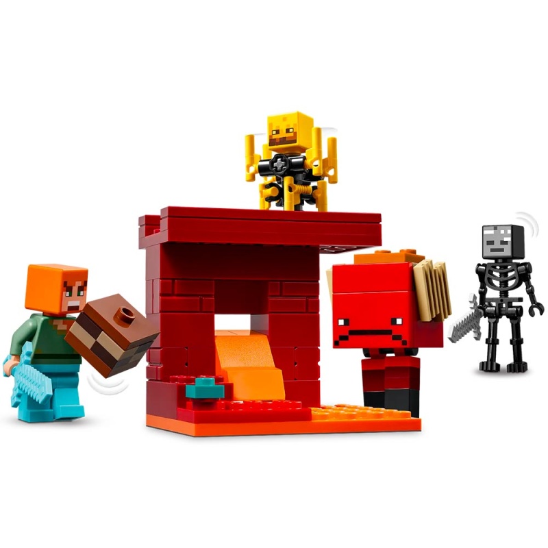 The Nether Lava Battle - LEGO® Minecraft 21266 - Super Briques
