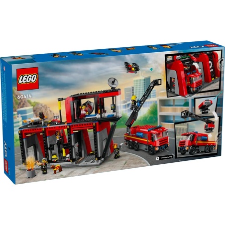 La caserne et le camion de pompiers - LEGO® City 60414