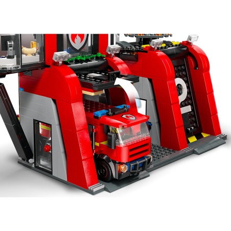 La caserne et le camion de pompiers - LEGO® City 60414