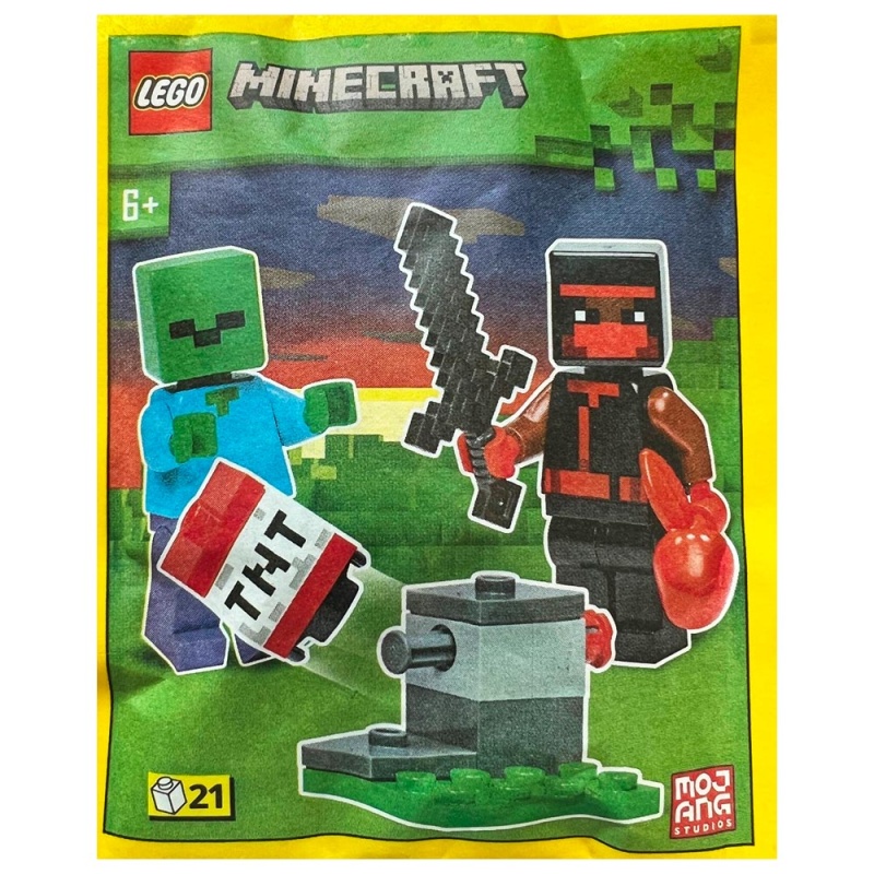 Le Ninja et le zombie - Polybag LEGO® Minecraft 662304