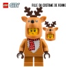 Minifigure LEGO® City - Reindeer Costume Kid