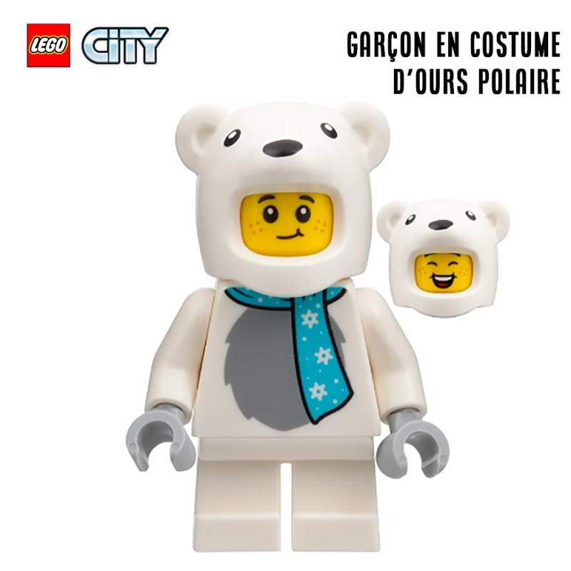 Minifigure LEGO® City - Polar Bear Costume Kid