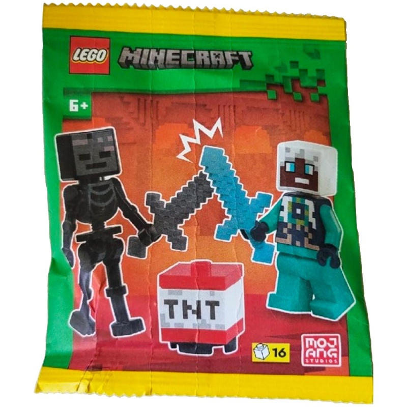 Le squelette flétri et l'explorateur de l'End - Polybag LEGO® Minecraft 662506