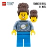 Minifigure LEGO® City - Woman with Classic Space Sweater