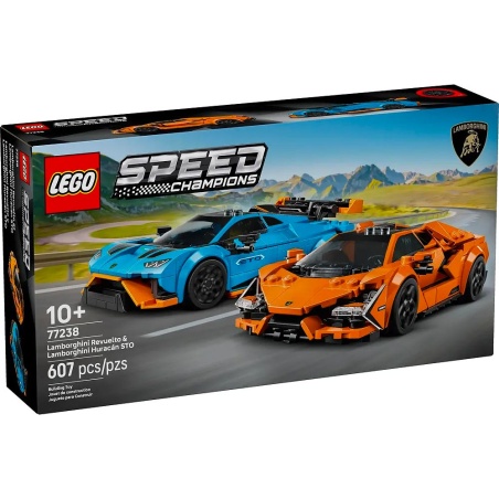 Lamborghini Revuelto and Huracán STO - LEGO® Speed Champions 77238