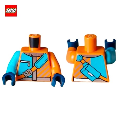 Torse (avec bras) avec sacoche en bandoulière - Pièce LEGO® 76382
