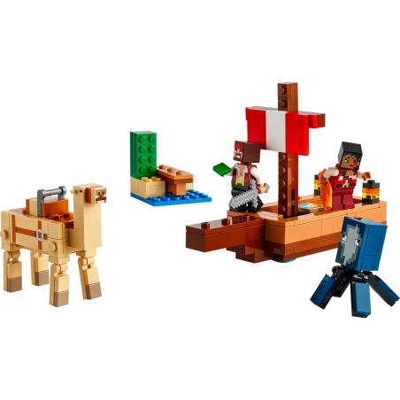 Le voyage du bateau pirate - LEGO® Minecraft 21259