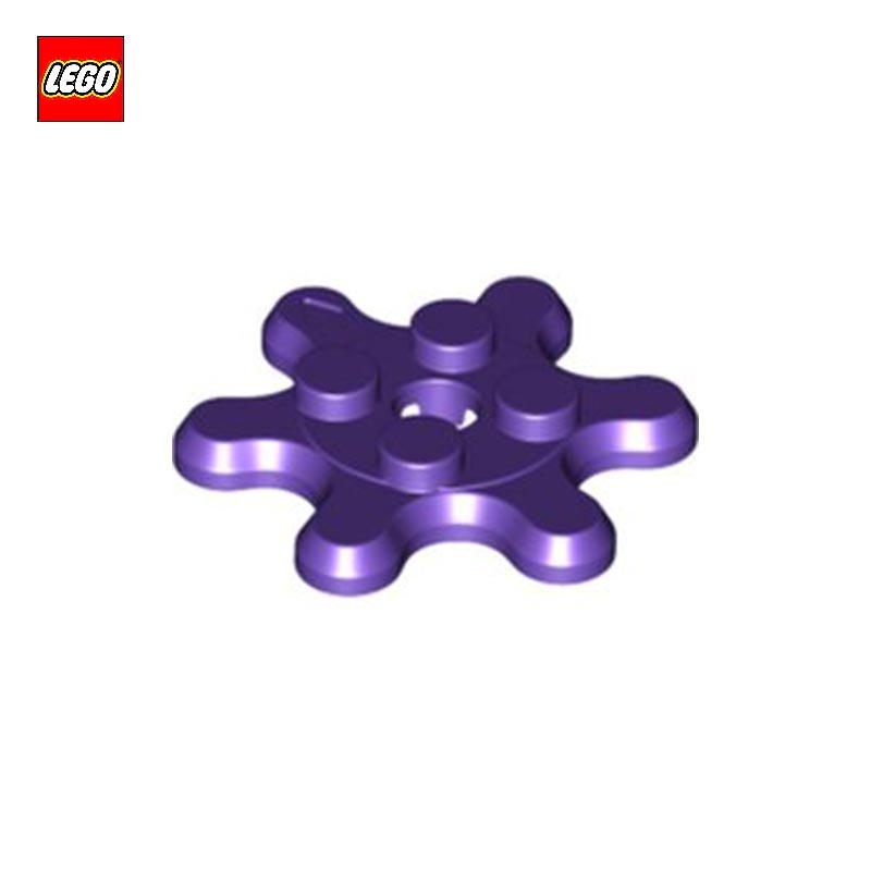 Plate engrenage 2x2 avec 6 dents - Pièce LEGO® 35442