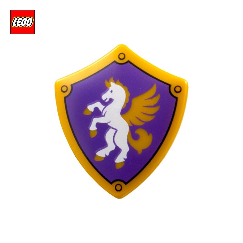 Shield with White Horse Print - LEGO® Part 112377