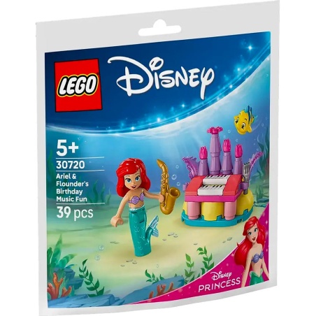 La fête d'anniversaire d'Ariel avec Polochon - Polybag LEGO® Disney 30720