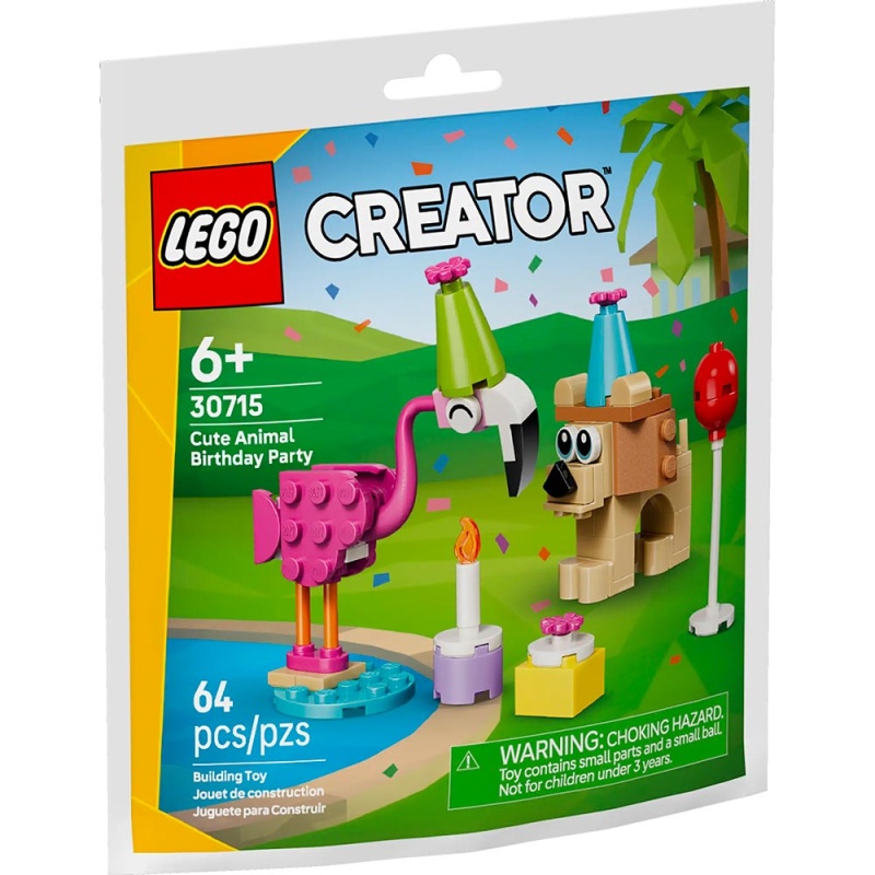 La fête d’anniversaire des adorables animaux - Polybag LEGO® Creator 30715