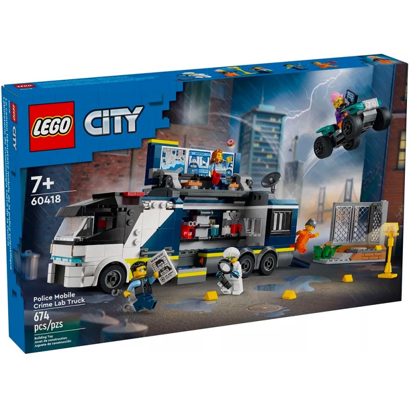 Le laboratoire de police scientifique mobile - LEGO® City 60418