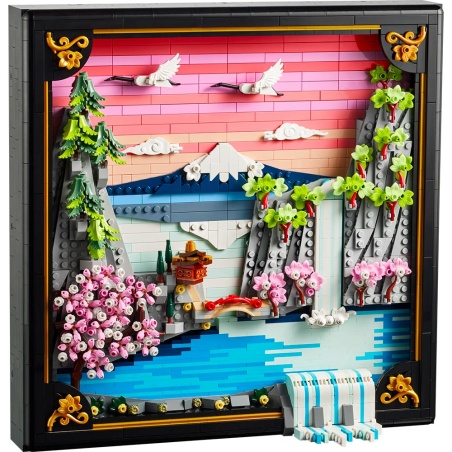 Japanese Cherry Blossom Landscape - LEGO® Art 31218