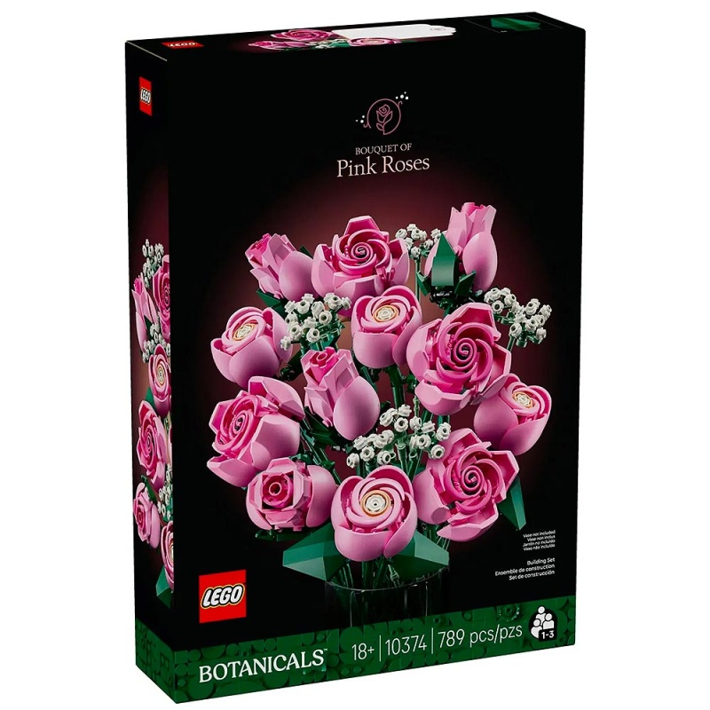 Bouquet de roses roses - LEGO® Botanicals 10374