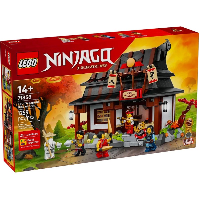 15e anniversaire - La forge des quatre armes - LEGO® Ninjago 71858